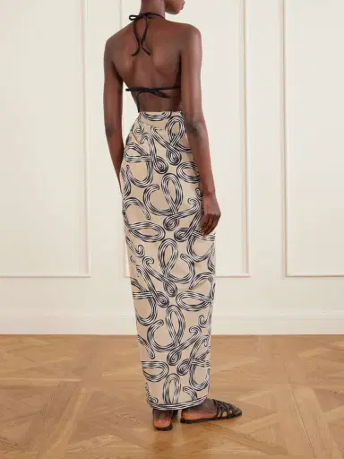 Loewe + Paula's Ibiza Printed Silk Scarf | Thumbnail 3