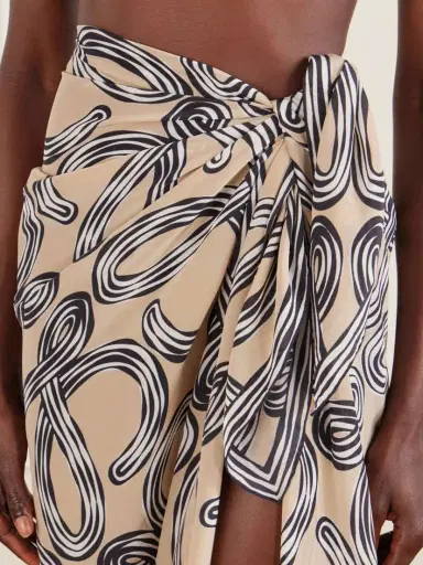 Loewe + Paula's Ibiza Printed Silk Scarf | Thumbnail 5