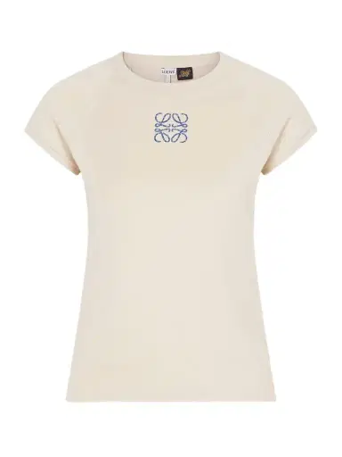 Loewe + Paula’s Ibiza Anagram Embroidered Cotton T-shirt | Thumbnail 1 Loewe + Paula’s Ibiza Anagram Embroidered Cotton T-shirt | Thumbnail 1