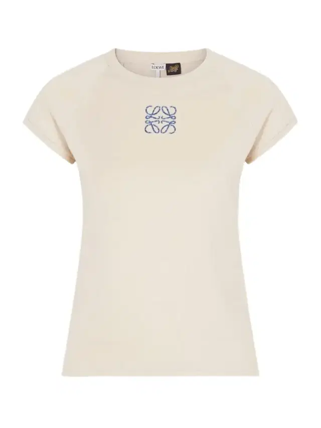 + Paula’s Ibiza Anagram Embroidered Cotton T-shirt