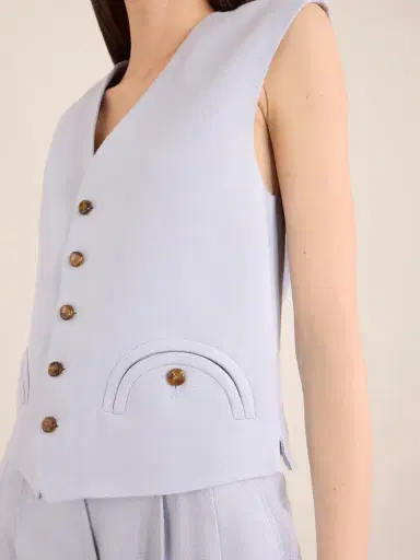 Blazé Milano Feral Canvas Vest | Thumbnail 4 Blazé Milano Feral Canvas Vest | Thumbnail 4