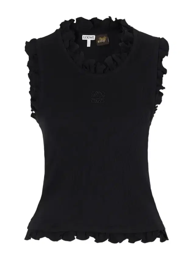 + Paula’s Ibiza Ruffled Cotton-blend Tank Top