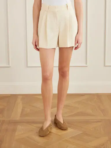 Blazé Milano Orinda Cotton-blend Tweed Shorts | Thumbnail 3 Blazé Milano Orinda Cotton-blend Tweed Shorts | Thumbnail 3