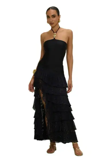 PatBo MARTINA LYCRA RUFFLE MAXI SKIRT | Thumbnail 1 PatBo MARTINA LYCRA RUFFLE MAXI SKIRT | Thumbnail 1