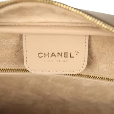 Chanel Chanel Large "Perfect Bowling" Bag Dark Khaki Calfskin Gold Hardware | Thumbnail 9 Chanel Chanel Large "Perfect Bowling" Bag Dark Khaki Calfskin Gold Hardware | Thumbnail 9