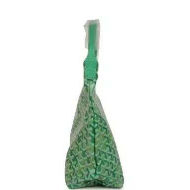 goyard Goyard Goyardine Meadow Green Boheme PM Hobo Bag Palladium Hardware | Thumbnail 3