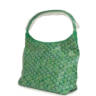 goyard Goyard Goyardine Meadow Green Boheme PM Hobo Bag Palladium Hardware | Thumbnail 5