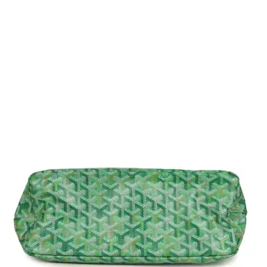 goyard Goyard Goyardine Meadow Green Boheme PM Hobo Bag Palladium Hardware | Thumbnail 6
