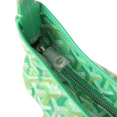 goyard Goyard Goyardine Meadow Green Boheme PM Hobo Bag Palladium Hardware | Thumbnail 7