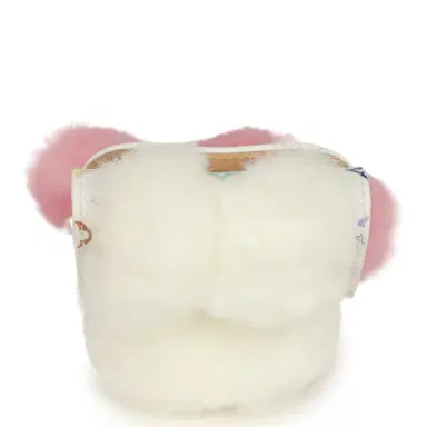 Louis Vuitton Louis Vuitton X Takashi Murakami Vivienne Cuddle Bag Charm Pink and White Monogram Multicolored Canvas Gold Hardware | Thumbnail 6