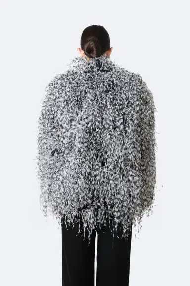 Lapointe Marbled Feathers Jacket | Thumbnail 2 Lapointe Marbled Feathers Jacket | Thumbnail 2