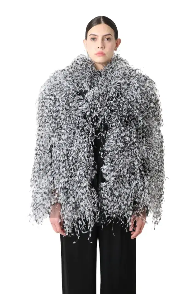 LAPOINTE Marbled Feathers Jacket