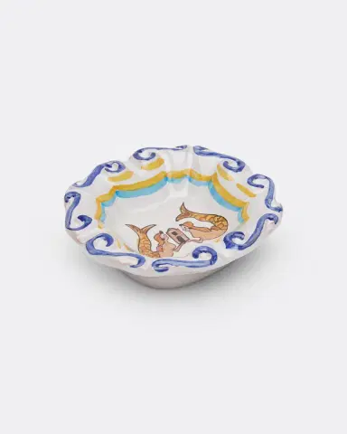 Emporio Sirenuse Le Sirenuse Ashtray Blue Yellow | Thumbnail 2