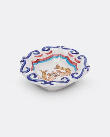 Emporio Sirenuse Le Sirenuse Ashtray Blue Yellow | Thumbnail 5