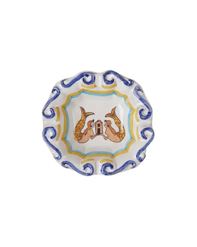 Emporio Sirenuse Le Sirenuse Ashtray Blue Yellow