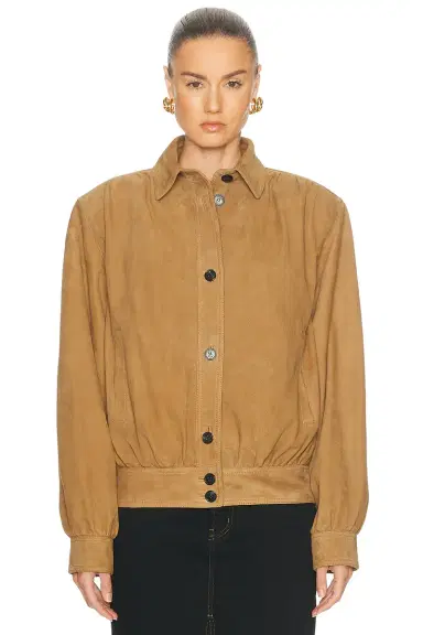 Saint Laurent Suede Jacket | Thumbnail 2 Saint Laurent Suede Jacket | Thumbnail 2