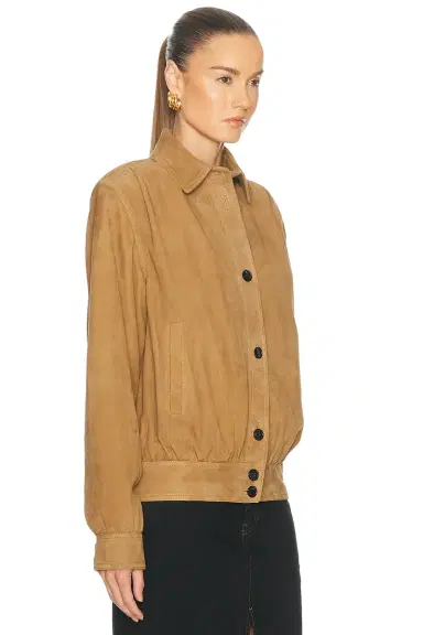 Saint Laurent Suede Jacket | Thumbnail 3 Saint Laurent Suede Jacket | Thumbnail 3