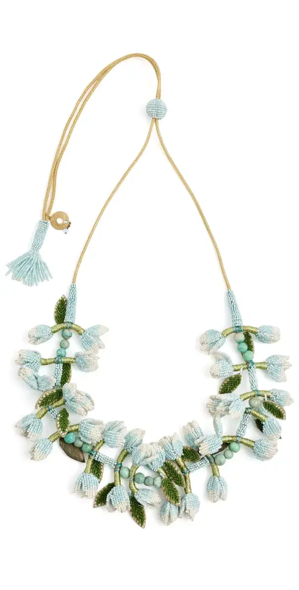 Ivana Necklace Baby Blue One Size