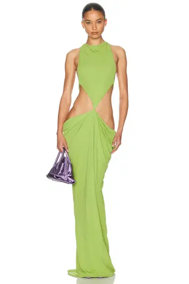 Helsa Margarite Jersey Gown | Thumbnail 2