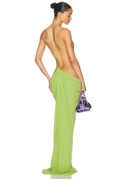 Helsa Margarite Jersey Gown | Thumbnail 5