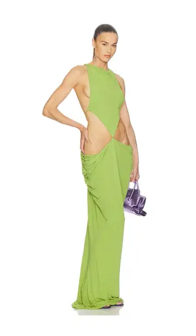 Helsa Margarite Jersey Gown | Thumbnail 6