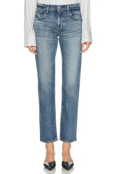 Moussy Vintage Mallard Slim Straight Jeans | Thumbnail 1 Moussy Vintage Mallard Slim Straight Jeans | Thumbnail 1