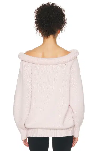 Helsa Cressidia Off Shoulder Sweater | Thumbnail 4 Helsa Cressidia Off Shoulder Sweater | Thumbnail 4