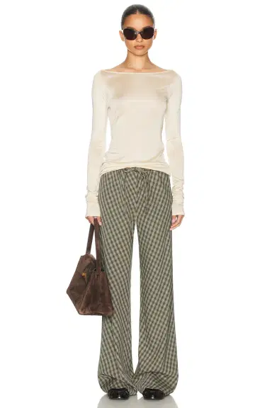 Helsa Novelty Bias Cut Pants | Thumbnail 6