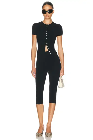 Helsa Beckette Knit Capri | Thumbnail 5 Helsa Beckette Knit Capri | Thumbnail 5