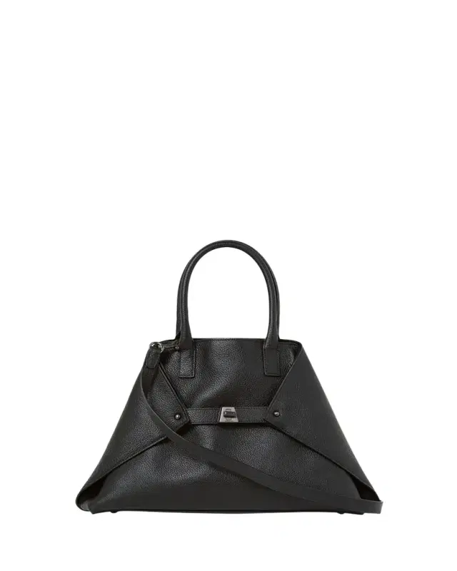 Akris Ai Small Leather Top-Handle Bag