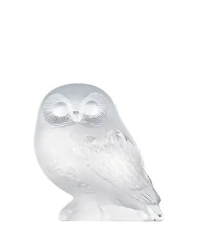 Lalique "Shivers" Crystal Owl Figure | Thumbnail 1