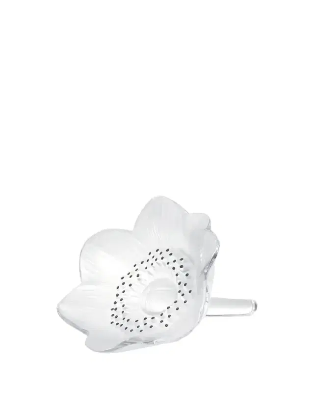 Lalique Anemone Flower Sculpture