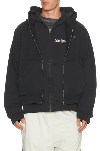 Balenciaga Layered Hoodie | Thumbnail 1
