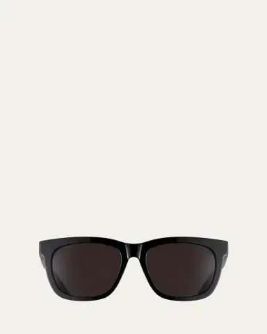Saint Laurent SL M24K Oversize Square Acetate Sunglasses | Thumbnail 2