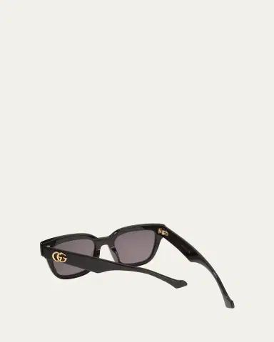 Gucci Oversized Rectangle Acetate Sunglasses | Thumbnail 3 Gucci Oversized Rectangle Acetate Sunglasses | Thumbnail 3