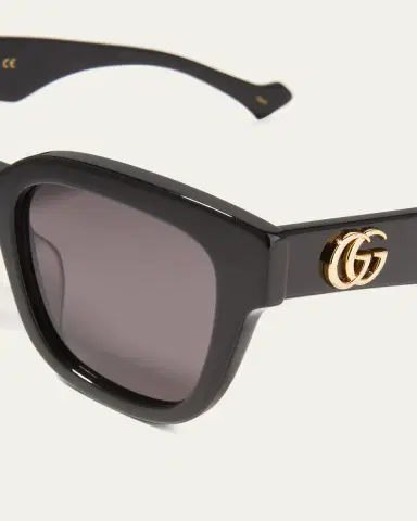 Gucci Oversized Rectangle Acetate Sunglasses | Thumbnail 4 Gucci Oversized Rectangle Acetate Sunglasses | Thumbnail 4