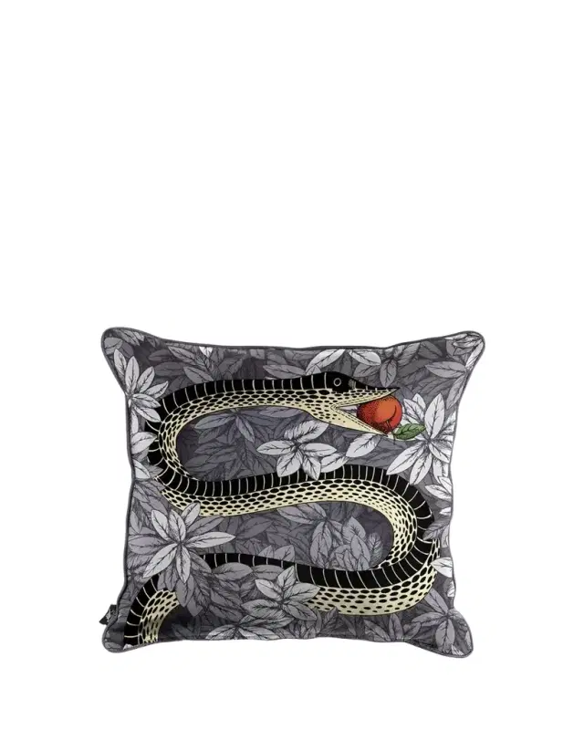 FORNASETTI Silk cushion Peccato Originale