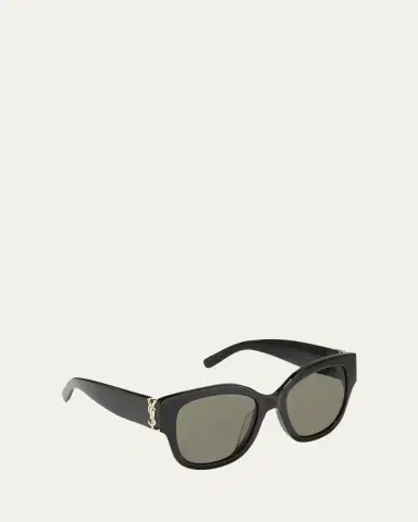 Saint Laurent YSL Oversized Acetate Cat-Eye Sunglasses | Thumbnail 2 Saint Laurent YSL Oversized Acetate Cat-Eye Sunglasses | Thumbnail 2