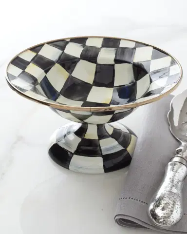 MacKenzie-Childs Courtly Check Compote | Thumbnail 2