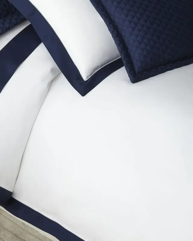 Ralph Lauren Home Organic Sateen Border Duvet, KING