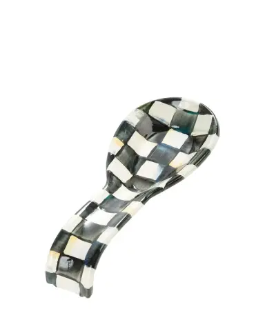 MacKenzie-Childs Courtly Check Enamel Spoon Rest | Thumbnail 1