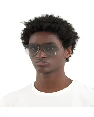 Saint Laurent YSL Semi-Rimless Metal Aviator Sunglasses | Thumbnail 3 Saint Laurent YSL Semi-Rimless Metal Aviator Sunglasses | Thumbnail 3