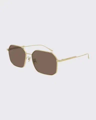 Bottega Veneta Geometric Metal Sunglasses | Thumbnail 2