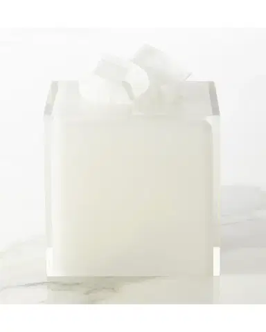 Jonathan Adler White Hollywood Tissue Box Cover | Thumbnail 2