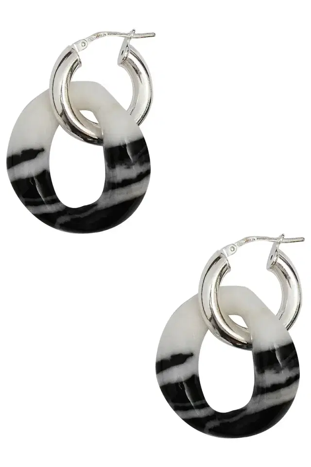 Santangelo Bad Orb Zebra Earrings