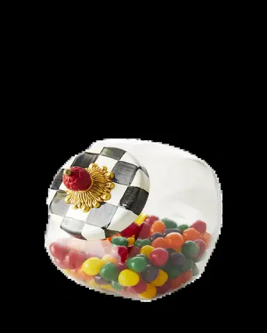 MacKenzie-Childs Sweets Jar with Courtly Check Lid | Thumbnail 2