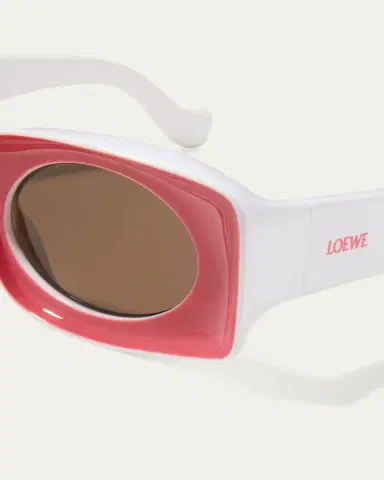 Loewe Oval Injection Plastic Sunglasses | Thumbnail 4