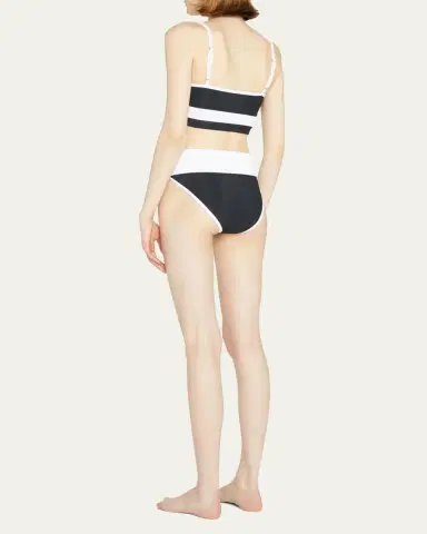 BEACH RIOT Eva Ribbed Colorblock Swim Top | Thumbnail 2 BEACH RIOT Eva Ribbed Colorblock Swim Top | Thumbnail 2