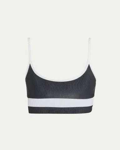 BEACH RIOT Eva Ribbed Colorblock Swim Top | Thumbnail 4 BEACH RIOT Eva Ribbed Colorblock Swim Top | Thumbnail 4