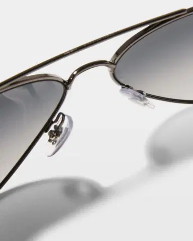 Ray-Ban Men's Polarized Metal Aviator Sunglasses | Thumbnail 5